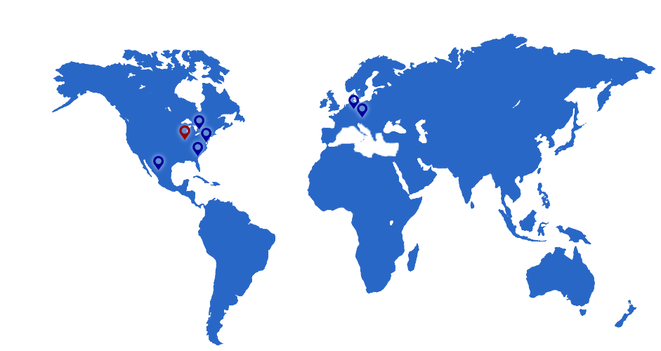 Mappa dei rappresentanti di vendita delle macchine per la piegatura del filo